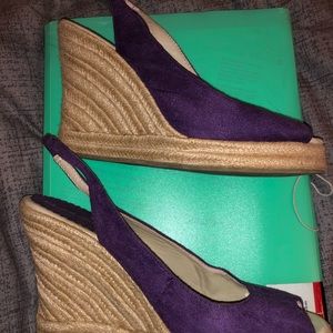 Purple wedges size 9